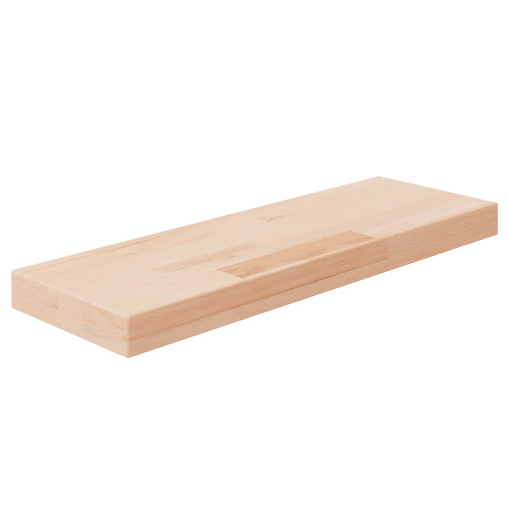 vidaXL Shelf Board 60x20x4 cm Untreated Solid Wood Oak 1