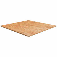 vidaXL Square Table Top Treated Solid Wood Oak Light Brown