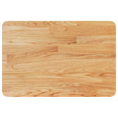 vidaXL Bathroom Countertop Light Brown 60x40x1.5cm Treated Solid Wood 2