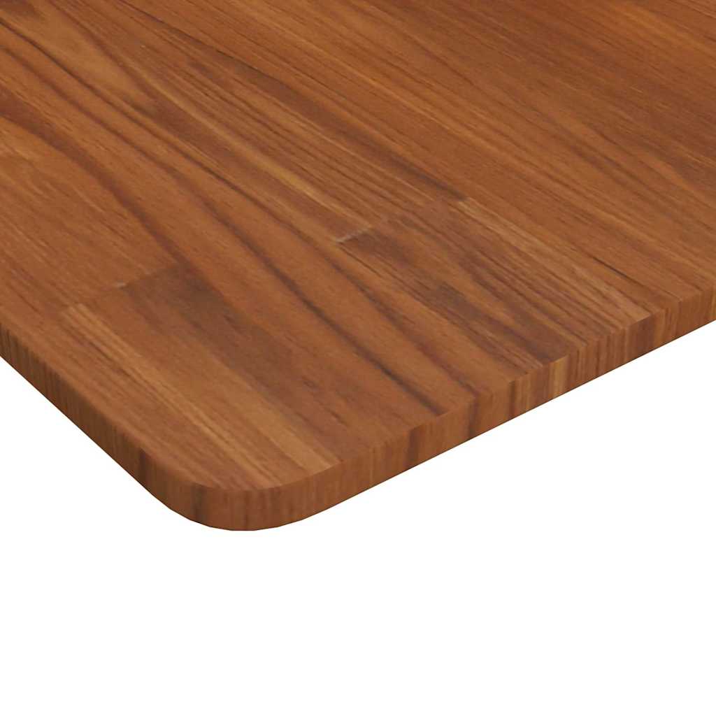 vidaXL Bathroom Countertop Dark Brown 60x40x1.5cm Treated Solid Wood 3