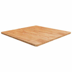 vidaXL Square Table Top Treated Solid Wood Oak Light Brown