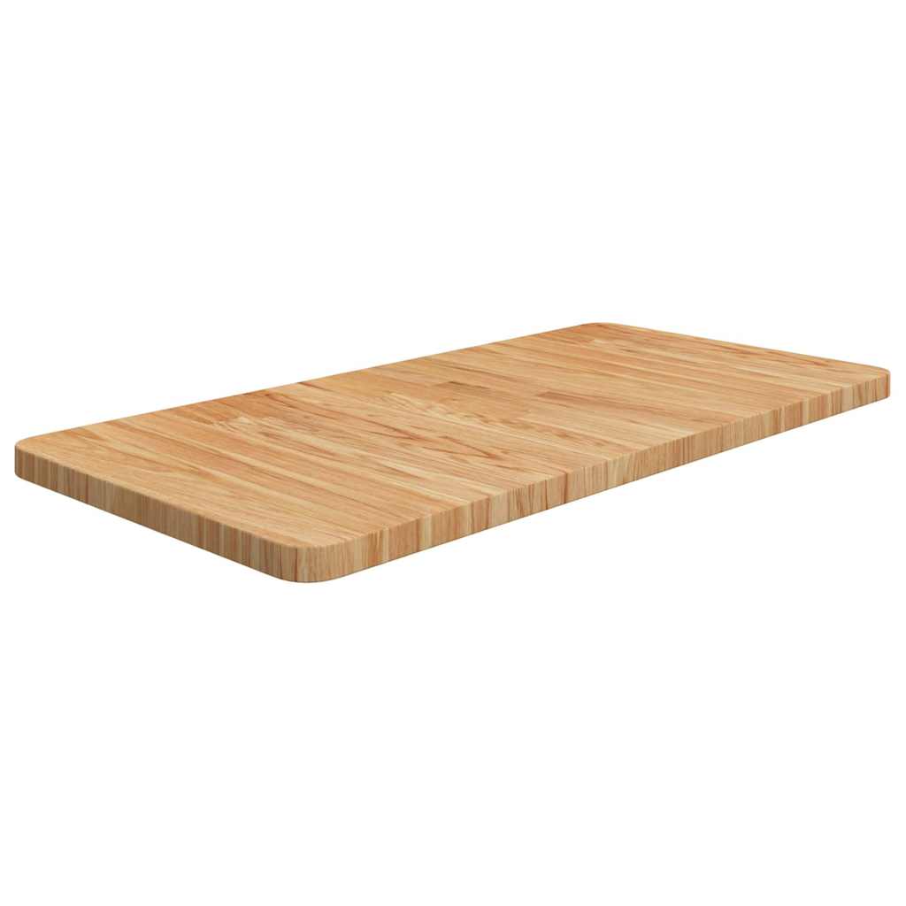 vidaXL Bathroom Countertop 80x40x1.5cm Treated Solid Wood Light Brown