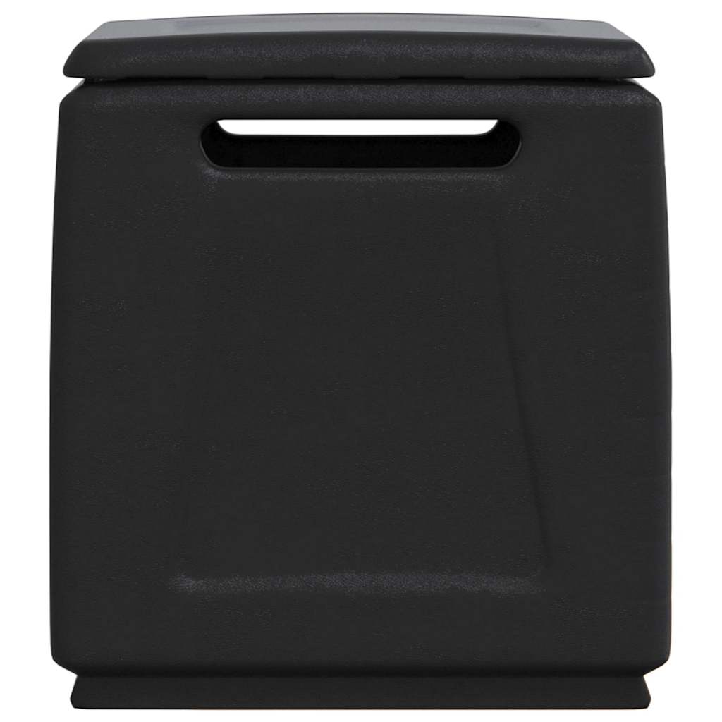vidaXL Garden Storage Box | Dark grey and black | 100% Polypropylene | Medium 3