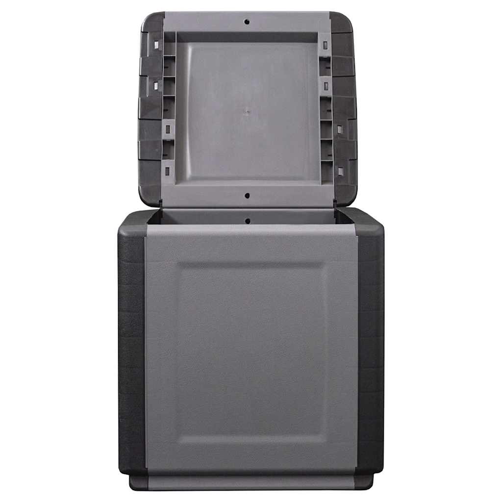 vidaXL Garden Storage Box | Dark grey and black | 100% Polypropylene | Medium 5