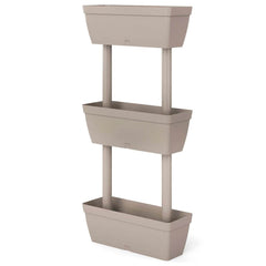 vidaXL Garden Planter 6 pcs 100 cm Taupe 3