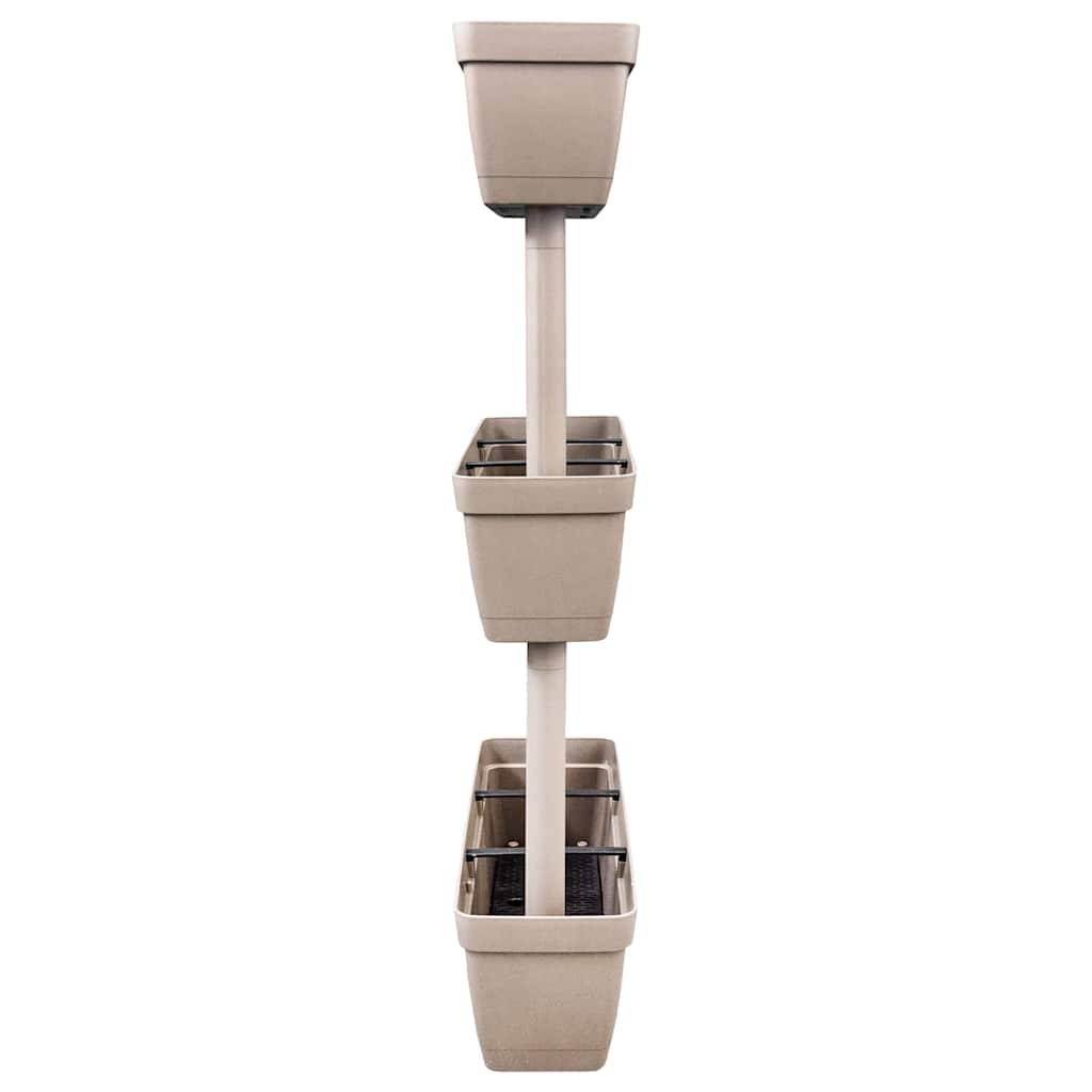 vidaXL Garden Planter 6 pcs 100 cm Taupe 4
