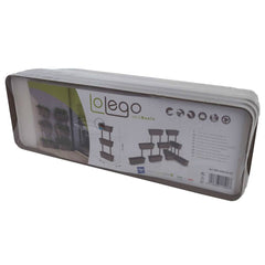 vidaXL Garden Planter 6 pcs 100 cm Taupe 6