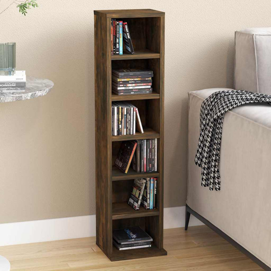 CD Cabinet Smoked Oak Engineered Wood