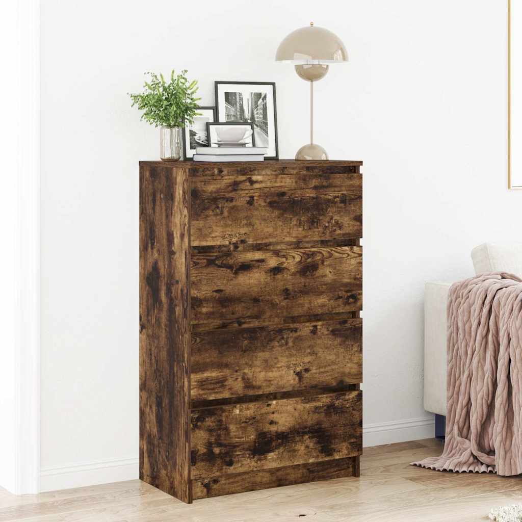 Sideboard 60x35x98,5 cm Engineered Wood Smoked oak