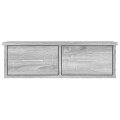 815079 vidaXL Wall Cabinet Grey Sonoma 60x26x18,5 cm Engineered Wood 4