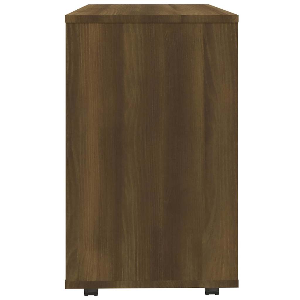 vidaXL Side Table Brown Oak 70x35x60.5 cm Engineered Wood 6