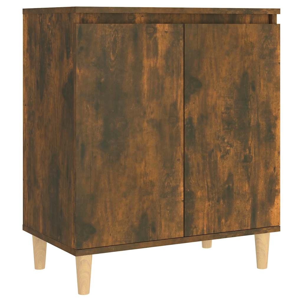 vidaXL Sideboard Smoked Oak 60x35x70 cm Engineered Wood 2
