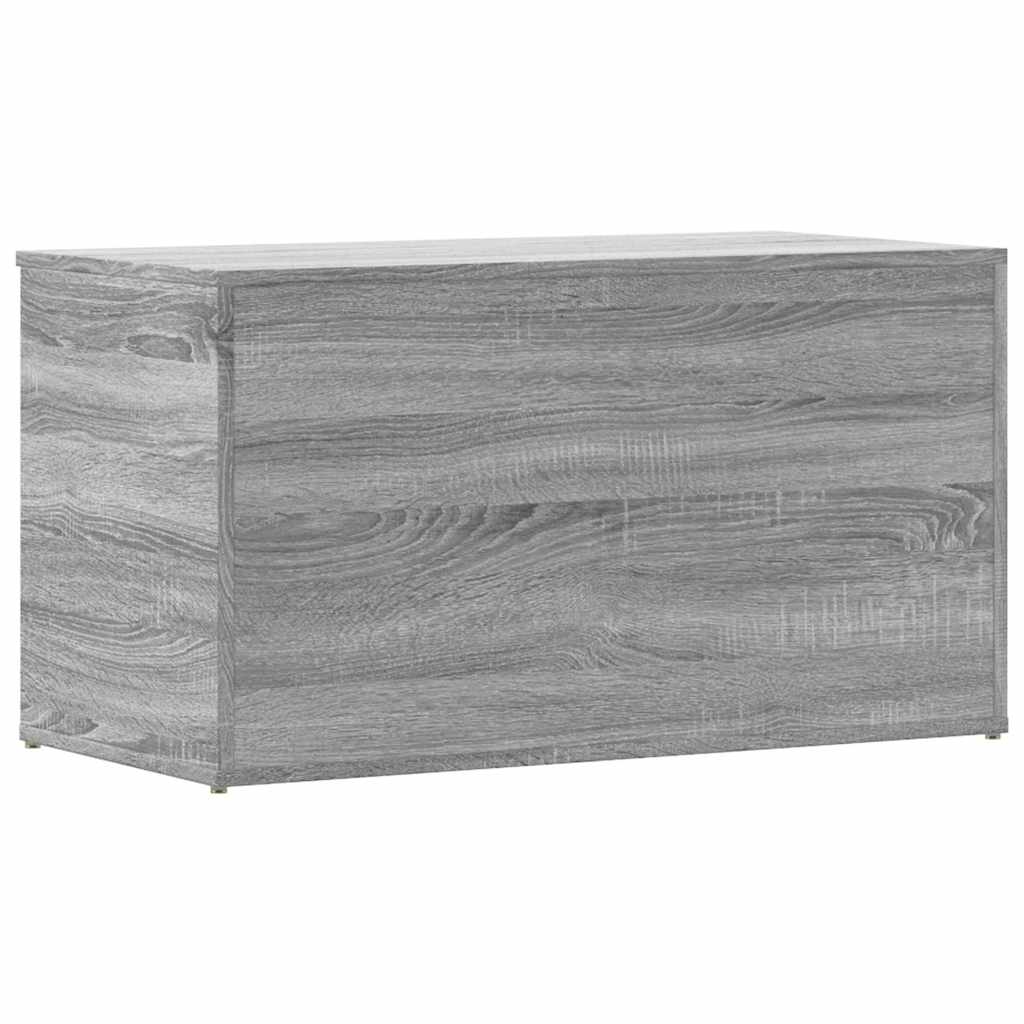 vidaXL Storage Chest Grey Sonoma 84x42x46 cm Engineered Wood 6