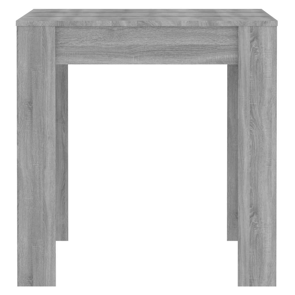 vidaXL Dining Table Grey Sonoma 140x74.5x76 cm Engineered Wood 4