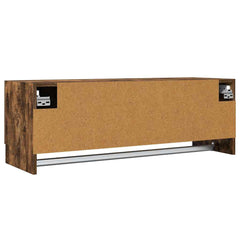 815213 vidaXL Wardrobe Smoked Oak 100x32,5x35 cm Engineered Wood 3