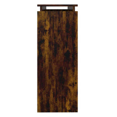 815219 vidaXL Console Table Smoked Oak 102x30x80 cm Engineered Wood 4