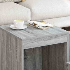 vidaXL Nesting Tables 3 pcs Grey Sonoma Engineered Wood 3