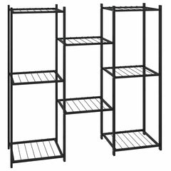 vidaXL Flower Stand | Black | Powder-coated iron | Medium | Decorative Inlays 2