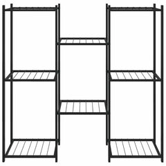 vidaXL Flower Stand | Black | Powder-coated iron | Medium | Decorative Inlays 3