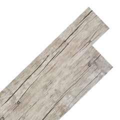 vidaXL Flooring Planks Oak washed 2.51 m² 18 pcs PVC 2