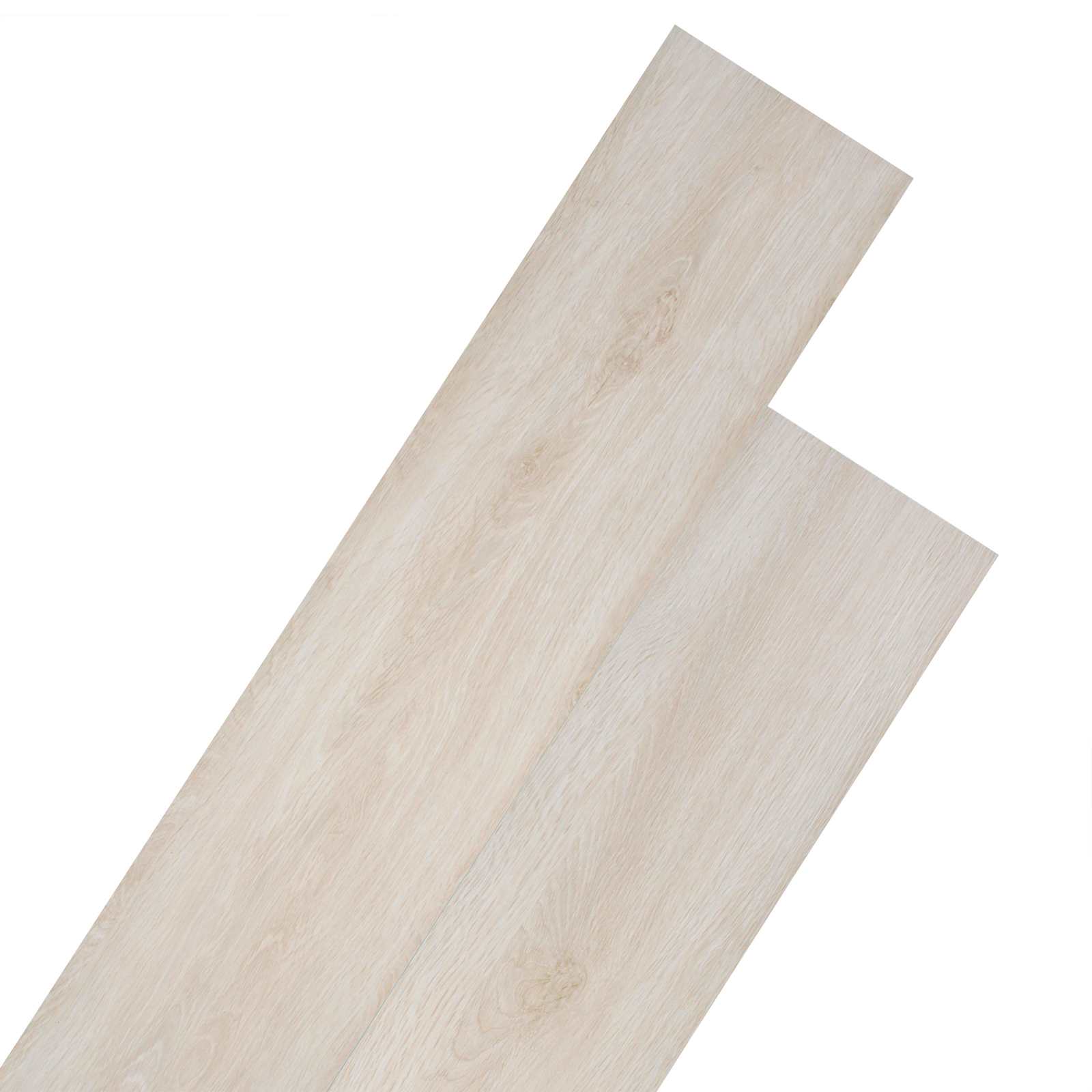 vidaXL Flooring Planks Oak Classic White 2.51 m² 18 pcs PVC 2