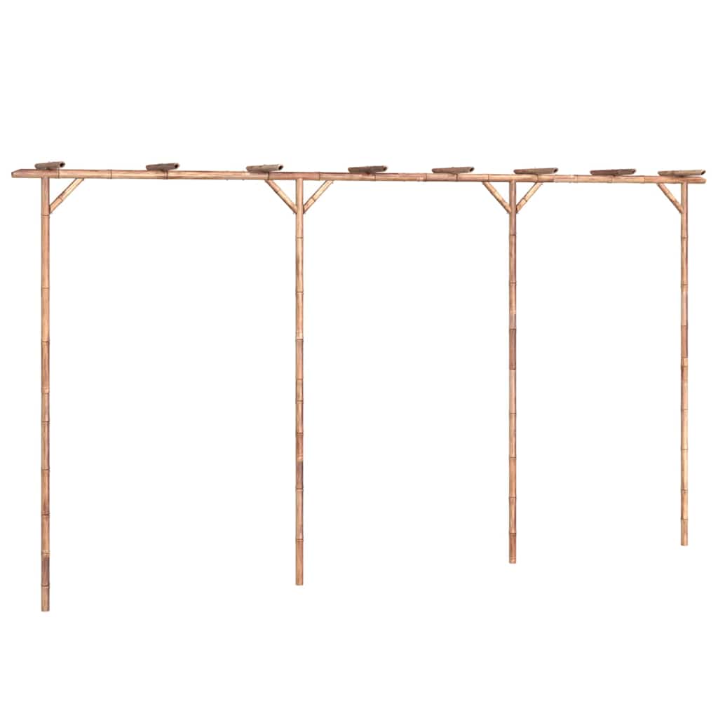 341747 vidaXL Pergola Bamboo 385x40x205 cm 2
