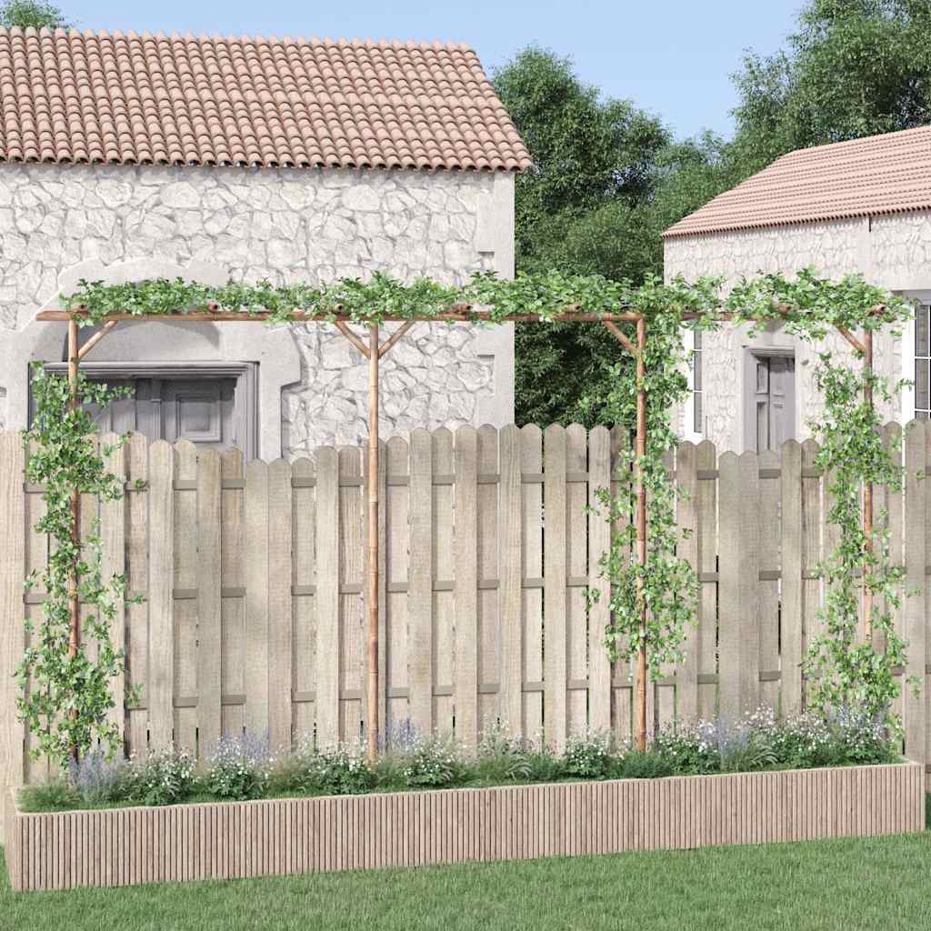 341747 vidaXL Pergola Bamboo 385x40x205 cm 1
