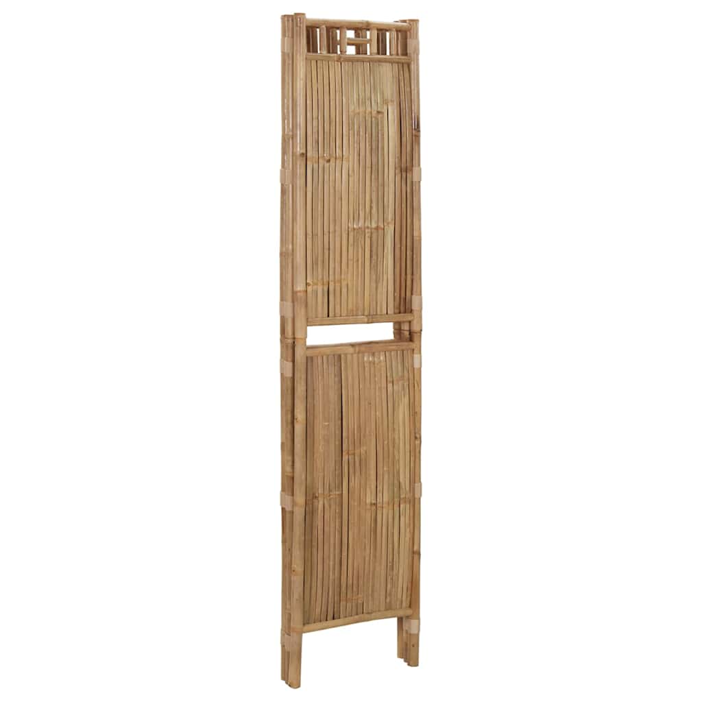 3-Panel Room Divider Bamboo 120 x 180 cm