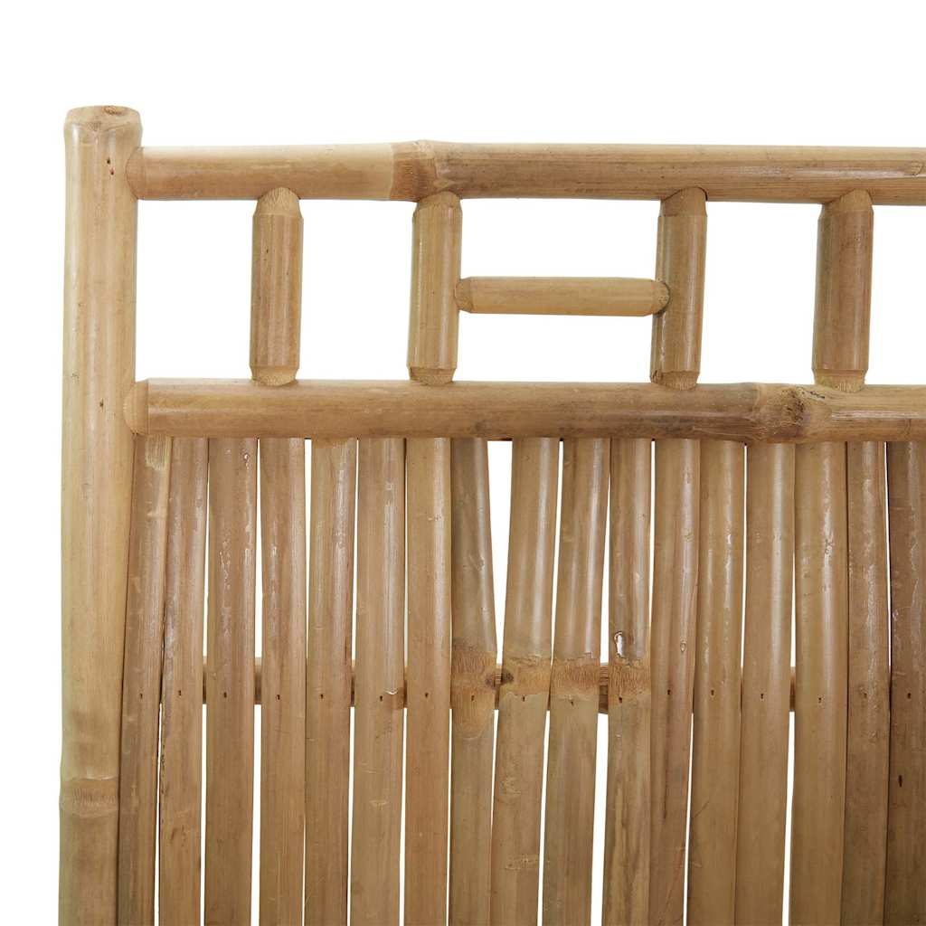 3-Panel Room Divider Bamboo 120 x 180 cm