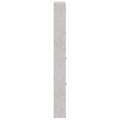 vidaXL Shoe Cabinet Concrete Grey 59x17x150 cm Engineered Wood 5