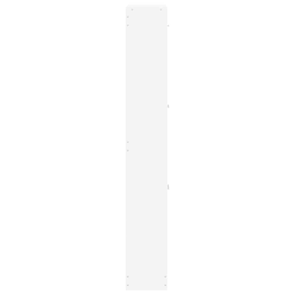 vidaXL Shoe Cabinet White 59x17x108 cm Engineered Wood 5
