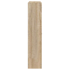 vidaXL Shoe Cabinet Oak 59x17x81 cm Engineered Wood 6