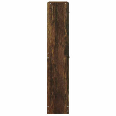 vidaXL Shoe Cabinet Smoked Oak 59x17x81 cm Engineered Wood 5