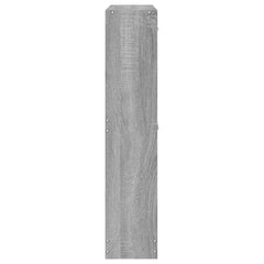vidaXL Shoe Cabinet Grey Sonoma 59x17x81 cm Engineered Wood 6
