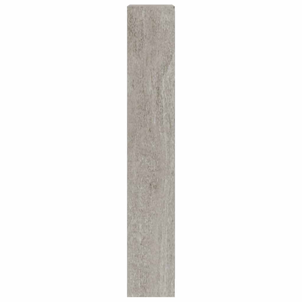 vidaXL Shoe Cabinet Concrete Grey 63x24x147 cm Engineered Wood 5