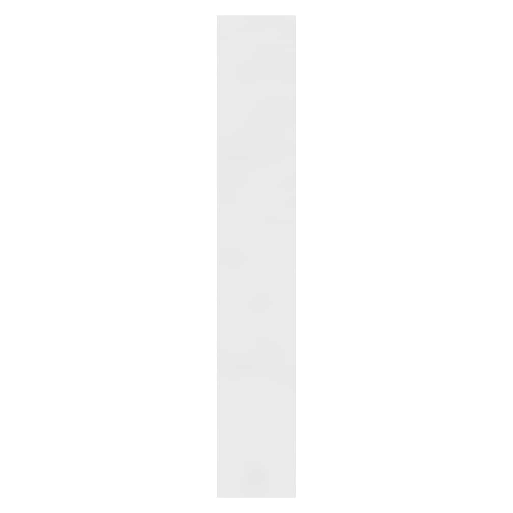 vidaXL Shoe Cabinet High Gloss White 63x24x147 cm Engineered Wood 5