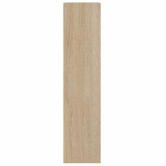 vidaXL Shoe Cabinet Sonoma Oak 63x24x103 cm Engineered Wood 5