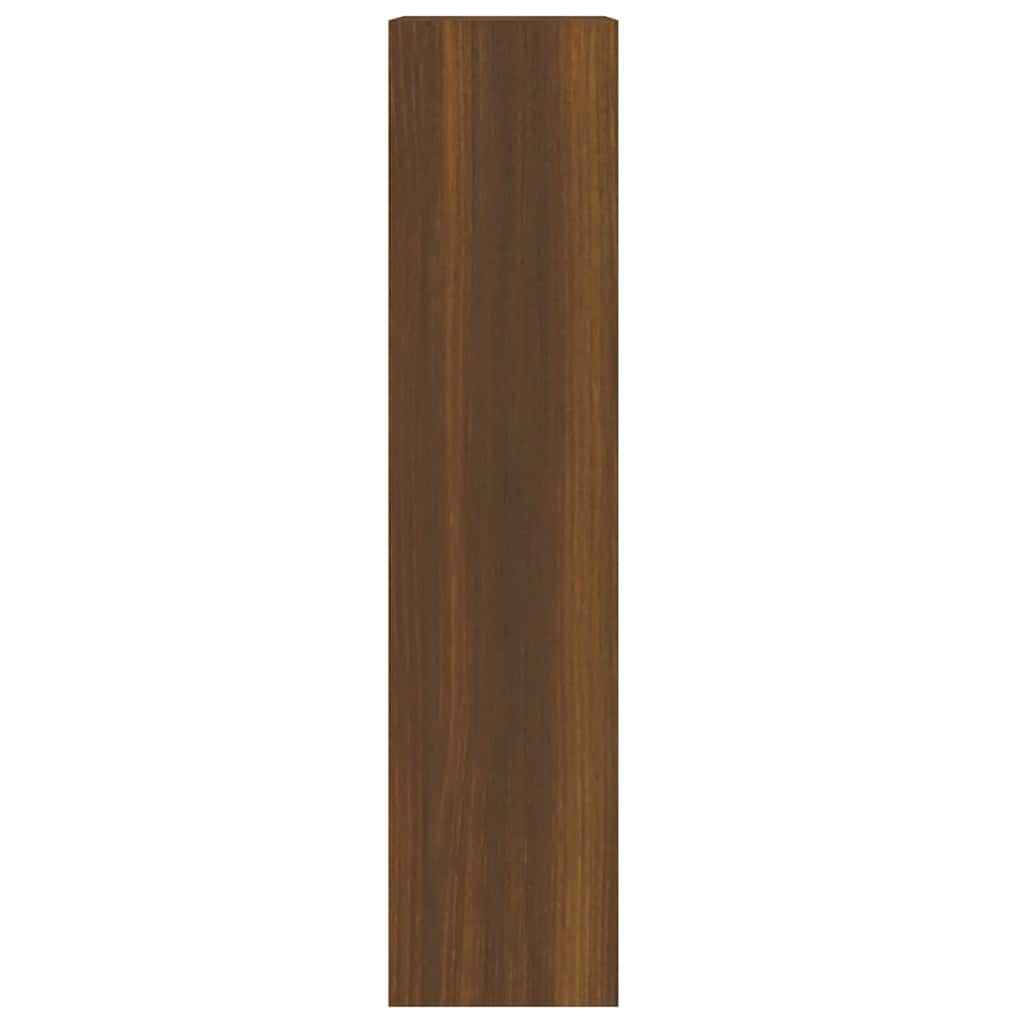vidaXL Shoe Cabinet Brown Oak 63x24x103 cm Engineered Wood 5