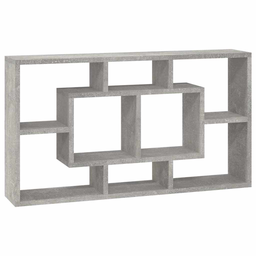 vidaXL Wall Shelf | Concrete grey | Engineered wood | 85 x 16 x 47.5 cm 2