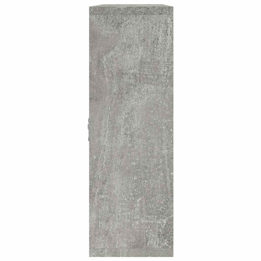 vidaXL Wall Shelf | Concrete grey | Engineered wood | 85 x 16 x 47.5 cm 5