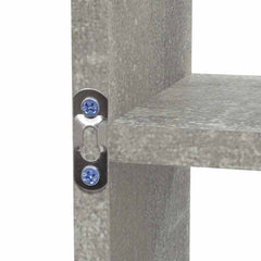 vidaXL Wall Shelf | Concrete grey | Engineered wood | 85 x 16 x 47.5 cm 6