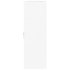 vidaXL Wall Display Shelf 8 Compartments High Gloss White 4