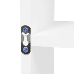 vidaXL Wall Display Shelf 8 Compartments High Gloss White 5