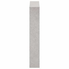 vidaXL Shoe Cabinet with Mirror 3-Layer Concrete Grey 63x17x102.5 cm 5