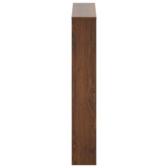 vidaXL Shoe Cabinet with Mirror 3-Layer Brown Oak 63x17x102.5 cm 5