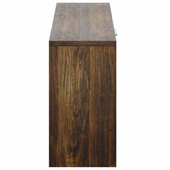 vidaXL Shoe Bench Smoked Oak 80x24x45 cm Engineered Wood 5