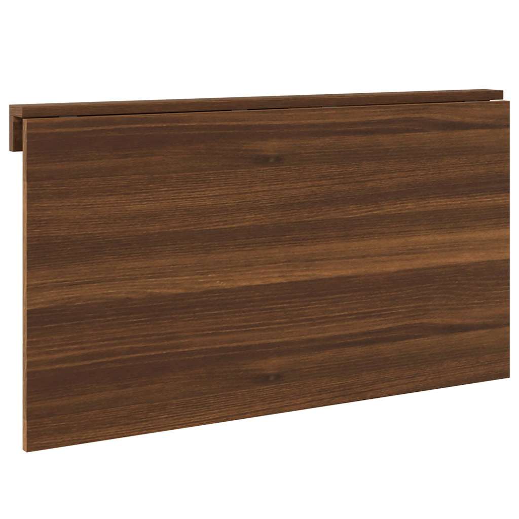 vidaXL Folding Wall Table Brown Oak 100x60x56 cm Engineered Wood 5