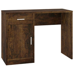 vidaXL Desk | Smoked Oak | Engineered Wood | 100 cm x 40 cm x 73 cm | Desk 2
