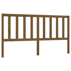 vidaXL Bed Headboard | Honey brown | Solid pine wood 2
