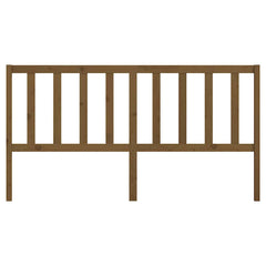 vidaXL Bed Headboard | Honey brown | Solid pine wood 4